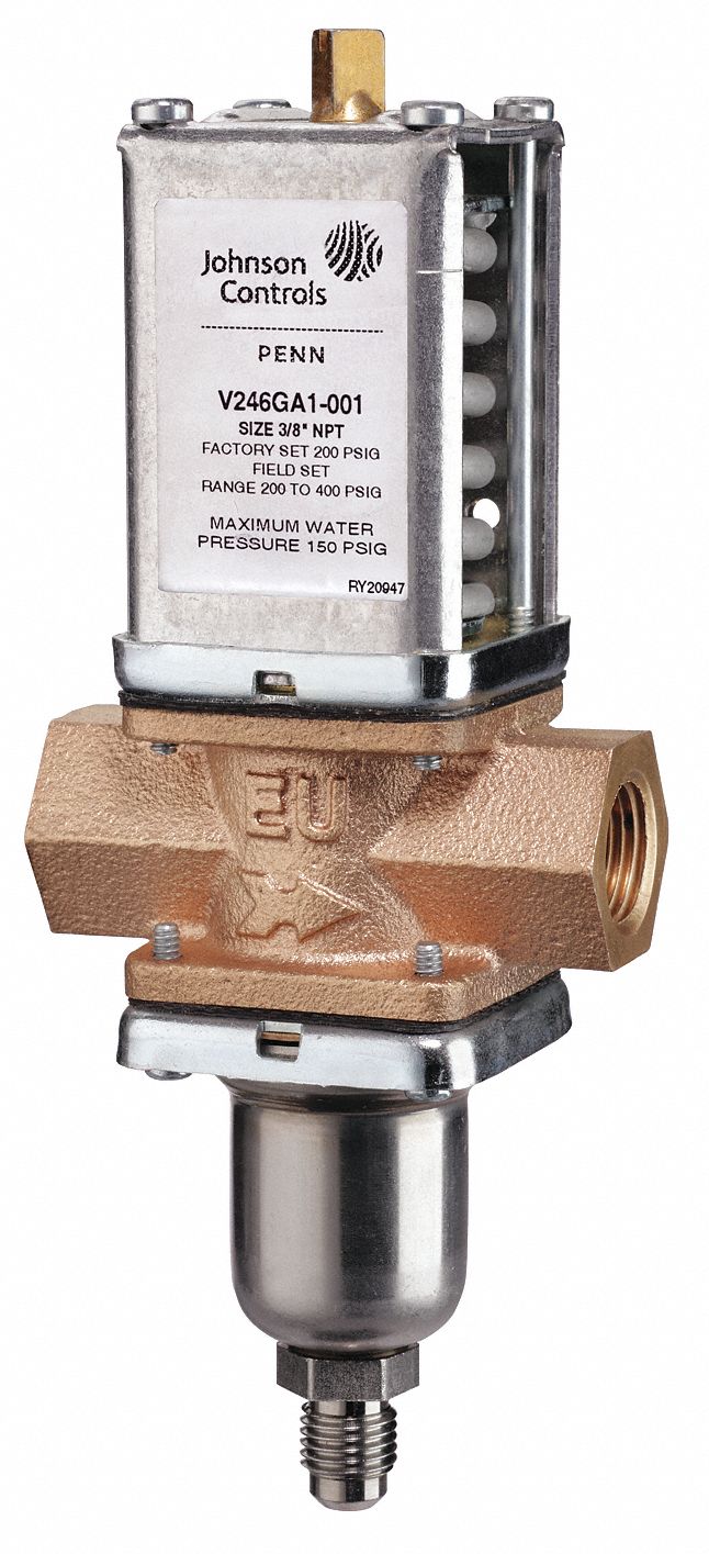 WATTS Válvula Reguladora de Presión de Agua LF223S, Longitud 14-3/4,  Material del Cuerpo Latón Libre de Plomo, 25 a 75 psi - Reguladores de  Presión - 26X111