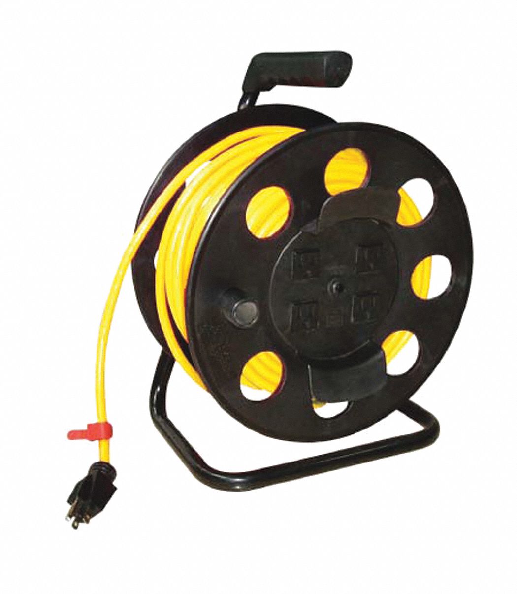 OUTLET CORD + REEL 12/3 100 FT
