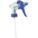 TRIGGER SPRAYER, HEAVY DUTY, FITS SPRAY BOTTLE, PIN TO MIST SPRAY, BLUE/WHT, 24 OZ, 8 IN