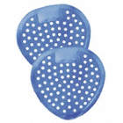 URINAL SCREEN, PREVENTS CLOGGED DRAINS, CONTAINS ENZYMES, CHERRY SCENT, BLUE, 8 X 8 IN, CA 50