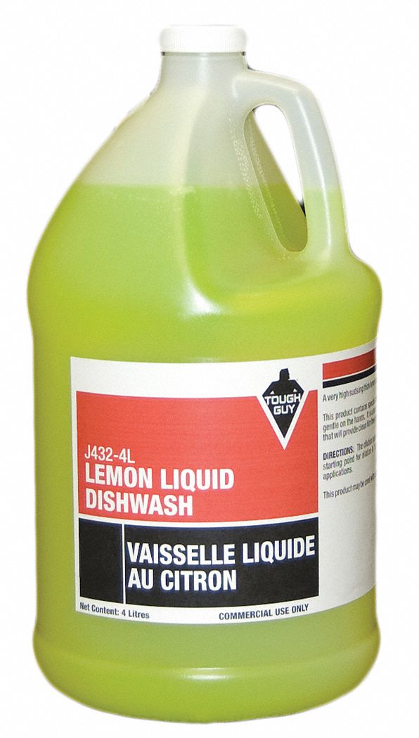 TOUGH GUY LIQUID DISHWASHER LEMON 4L Dishwashing Detergents and