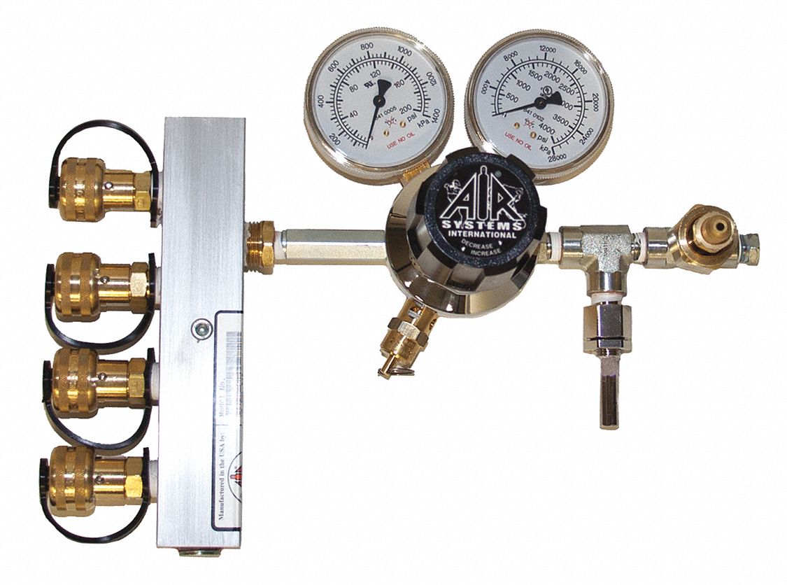 OUTLET 4 MANIFOLD CGA-347, 5000 PSI