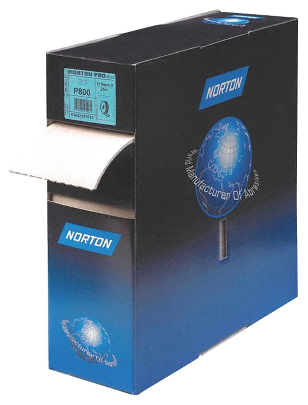 Sanding Foam Pad Roll: 4 1/2 in W x 82 ft L, Aluminum Oxide, P180 Grit, Foam, A275OP Rotolo