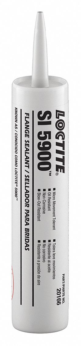 RTV GASKET MAKER, SI 5900, 10.14 FL OZ, CARTRIDGE, BLACK, OIL RESISTANT
