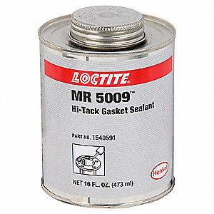 GASKET SEALANT, MR 5009, 19.22 FL OZ, CAN, RED, WATER RESISTANT