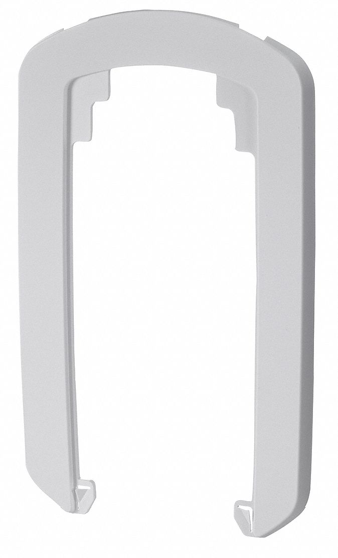 Wall Plate,  White,  ABS Plastic,  PK 12