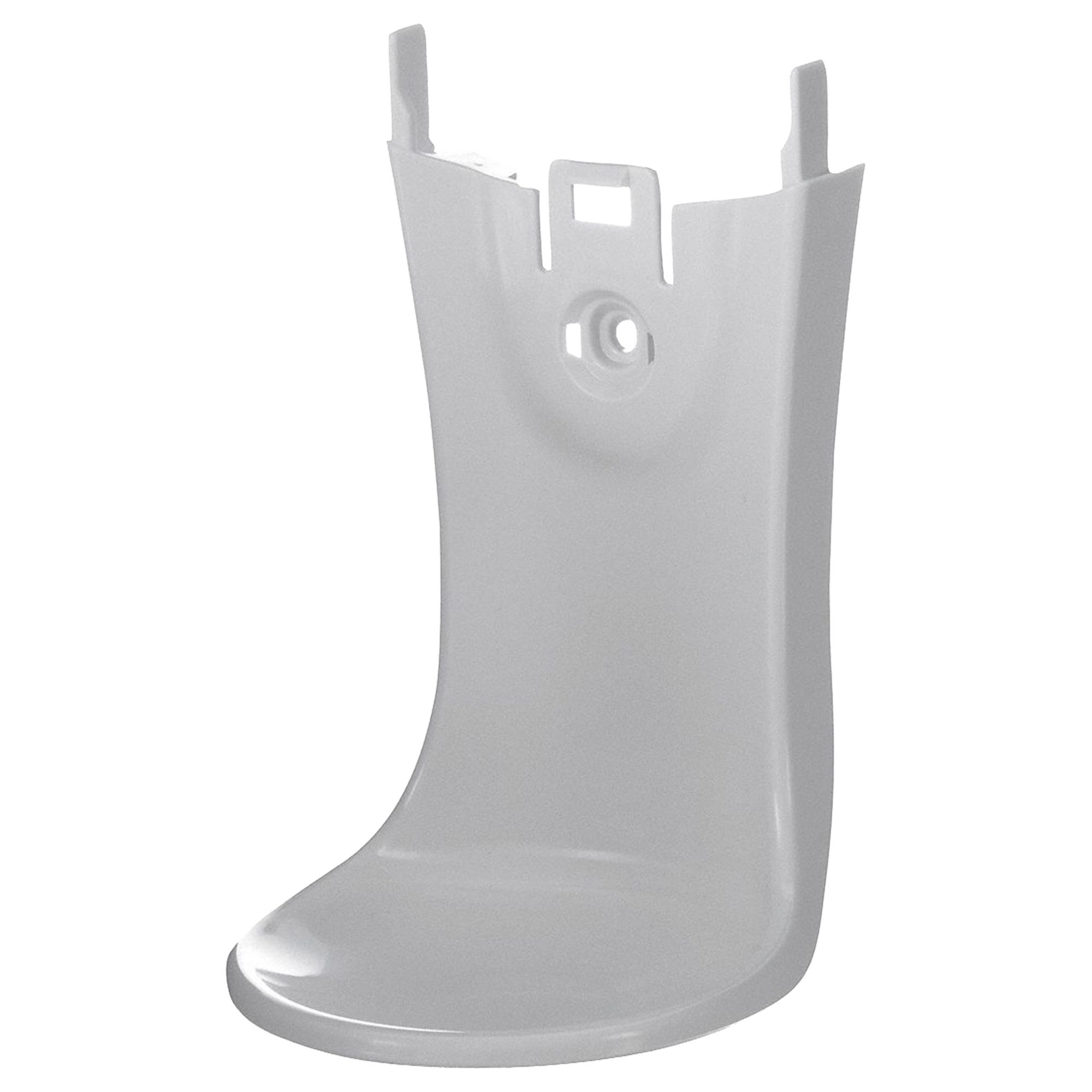 DISPENSER FLOOR AND WALL PROTECTOR, SHIELD SERIES, 6⅛ IN OVERALL H, WHITE, 12 PK