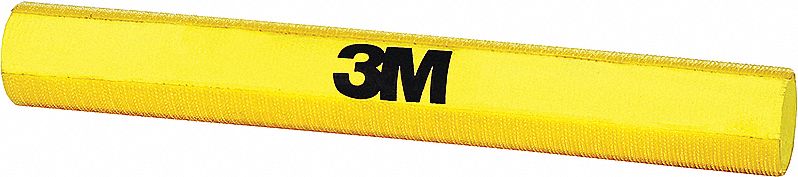 SANDING BLOCK, HOOKIT, ROUND, YELLOW, 10 X 1 IN, FOAM