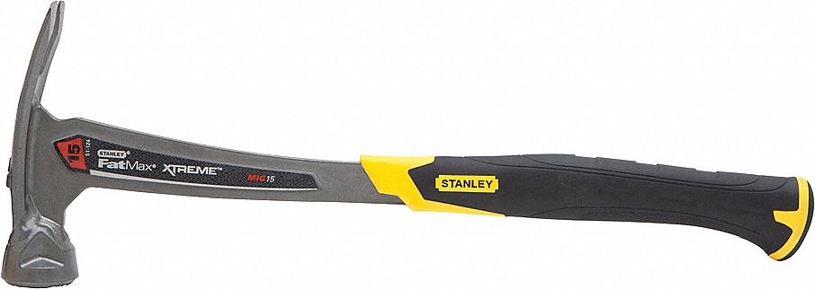 New Stanley Fatmax Xtreme 15oz Mig Welded Framing Claw Hammer Strikes Like 28oz
