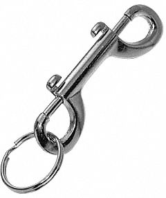 Double-Sided Bolt Snap Key Ring