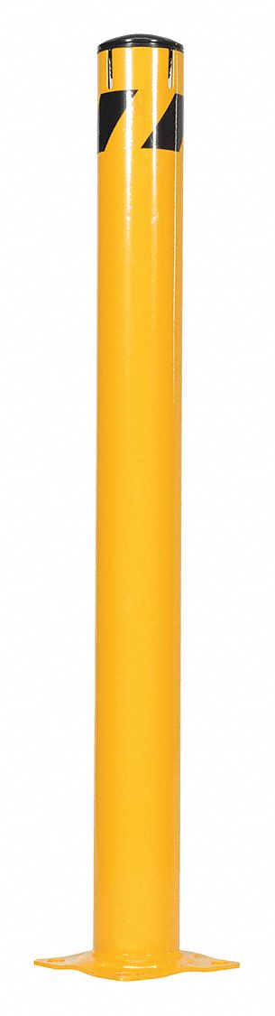 BOLLARD STL PIPE 4-1/2X48H CHN SLT