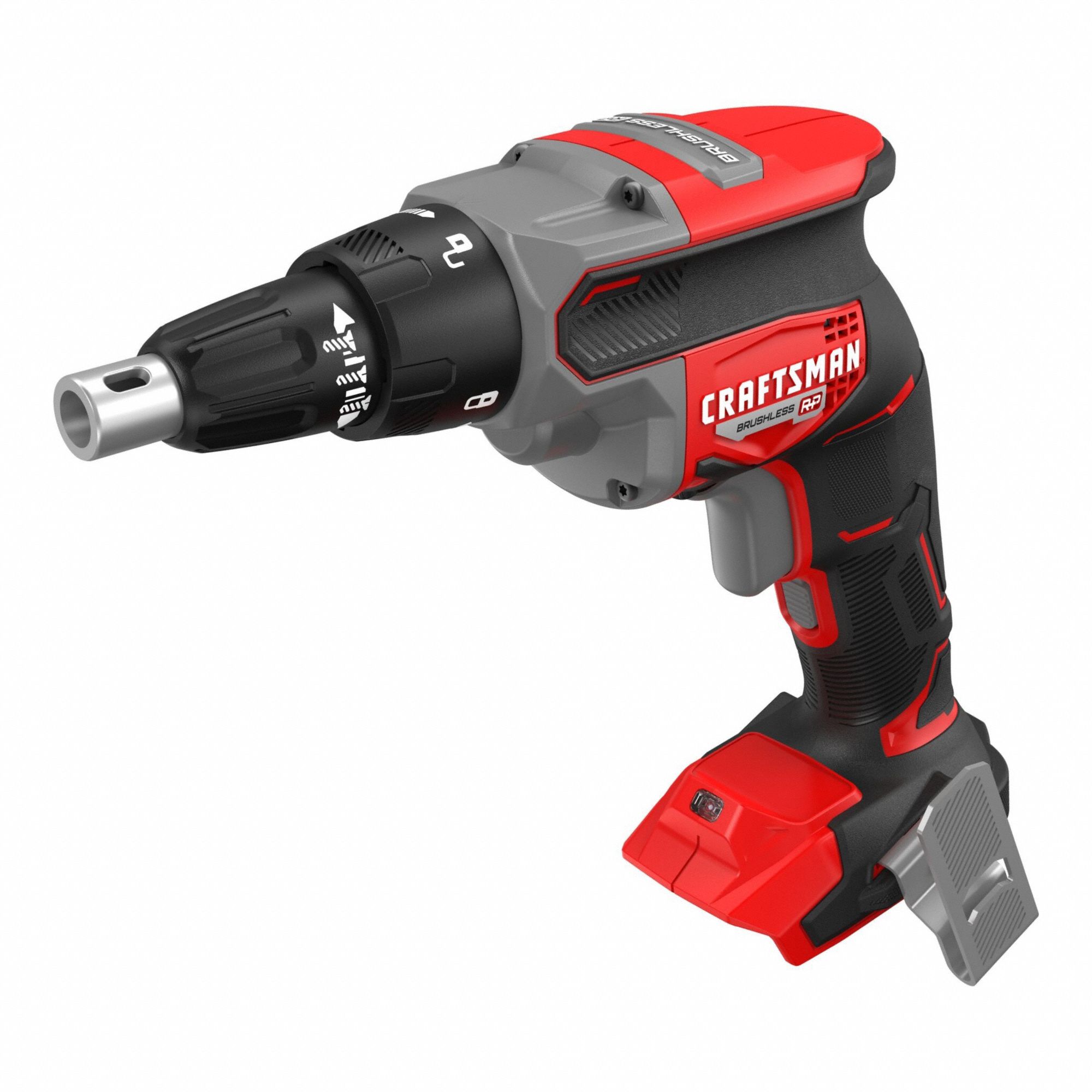 Screwgun: 1/4 in Drive Size, 4, 400 RPM No Load Speed, Brushless, 20 V DC Volt, Pistol Grip