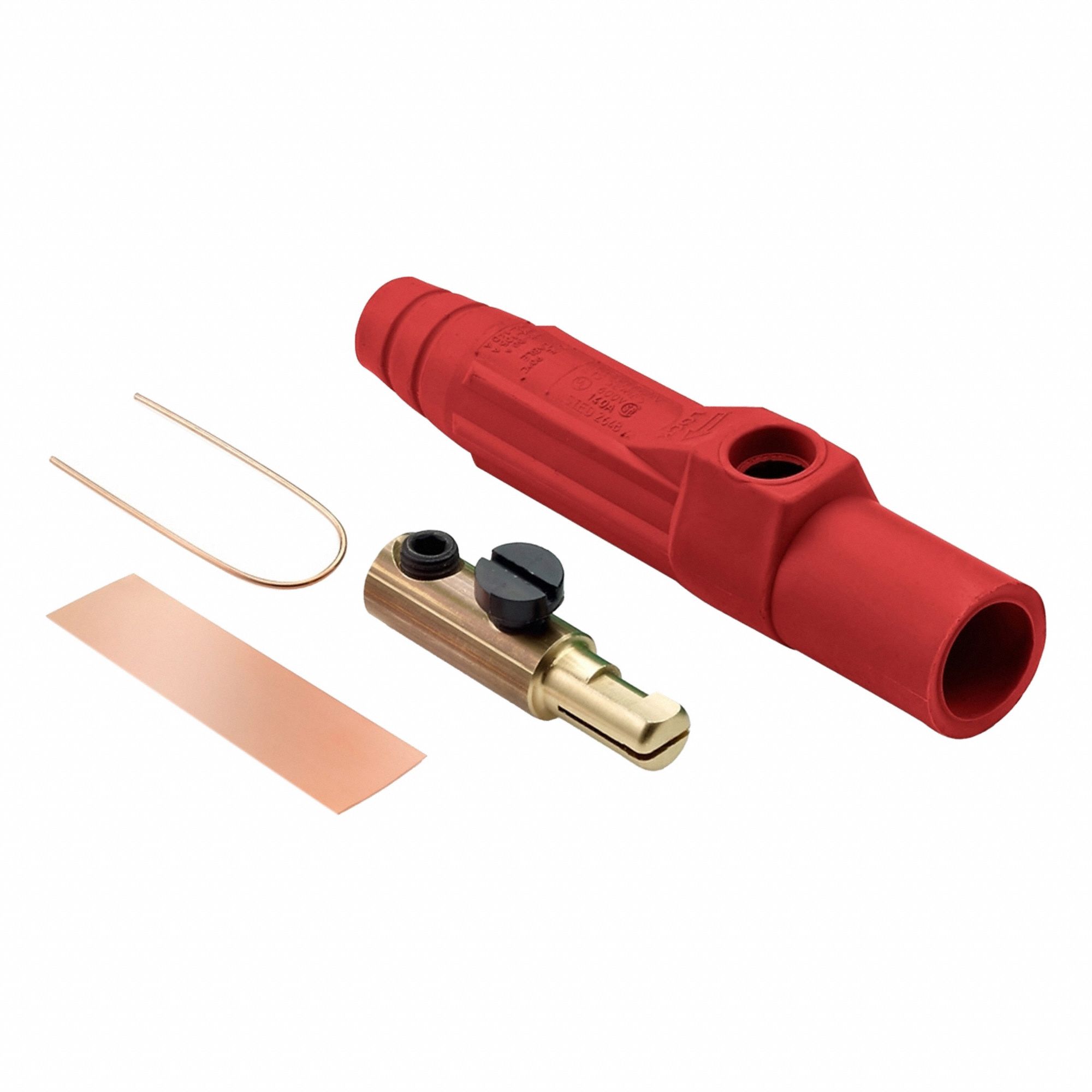 Male Plug: Male Plug, 150 A, Red