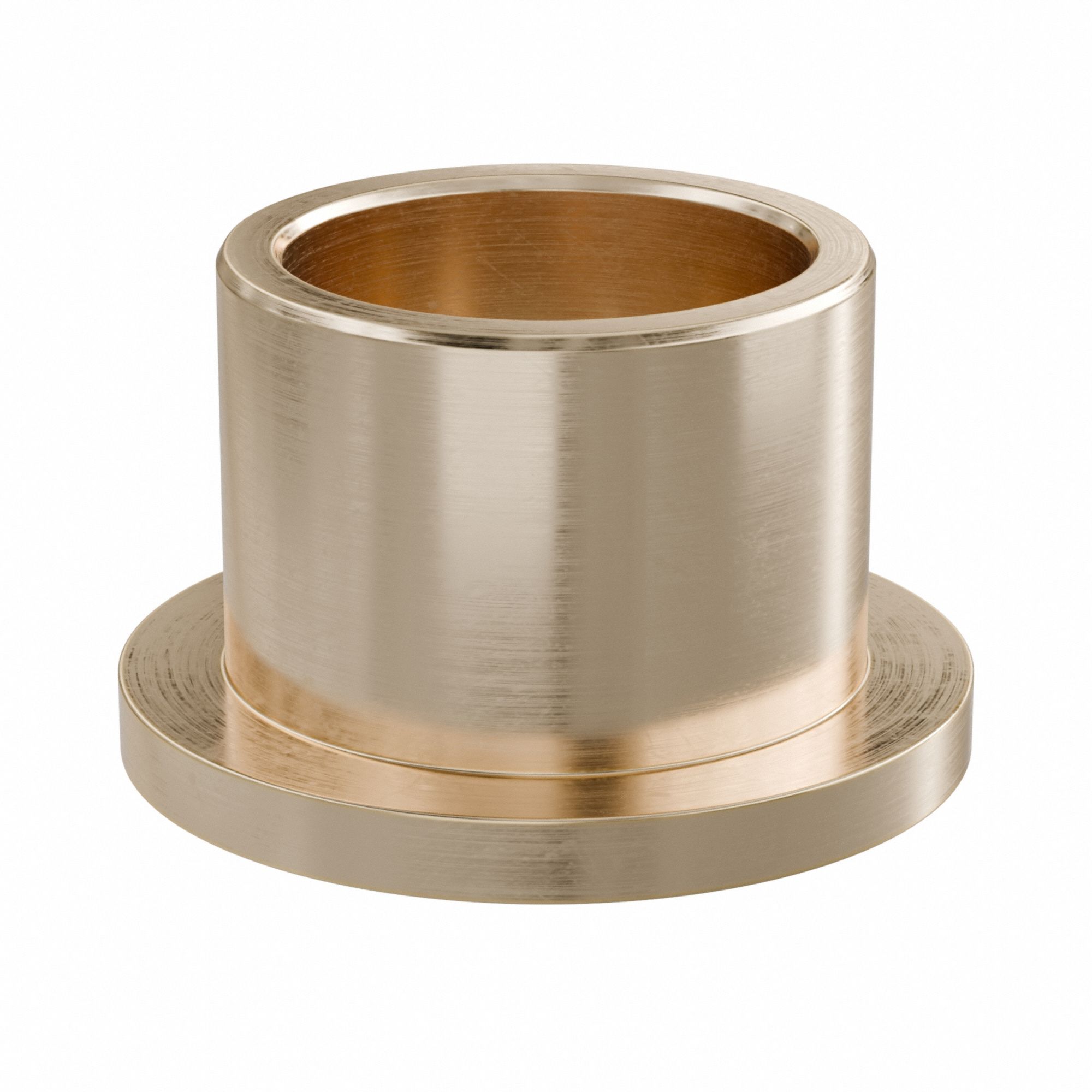 Flanged Sleeve Bearing: Bronze, SAE 841, 3/4 in Bore, 15/16 in OD, 3/4 in Lg, 10°F to 220°F, 3 PK