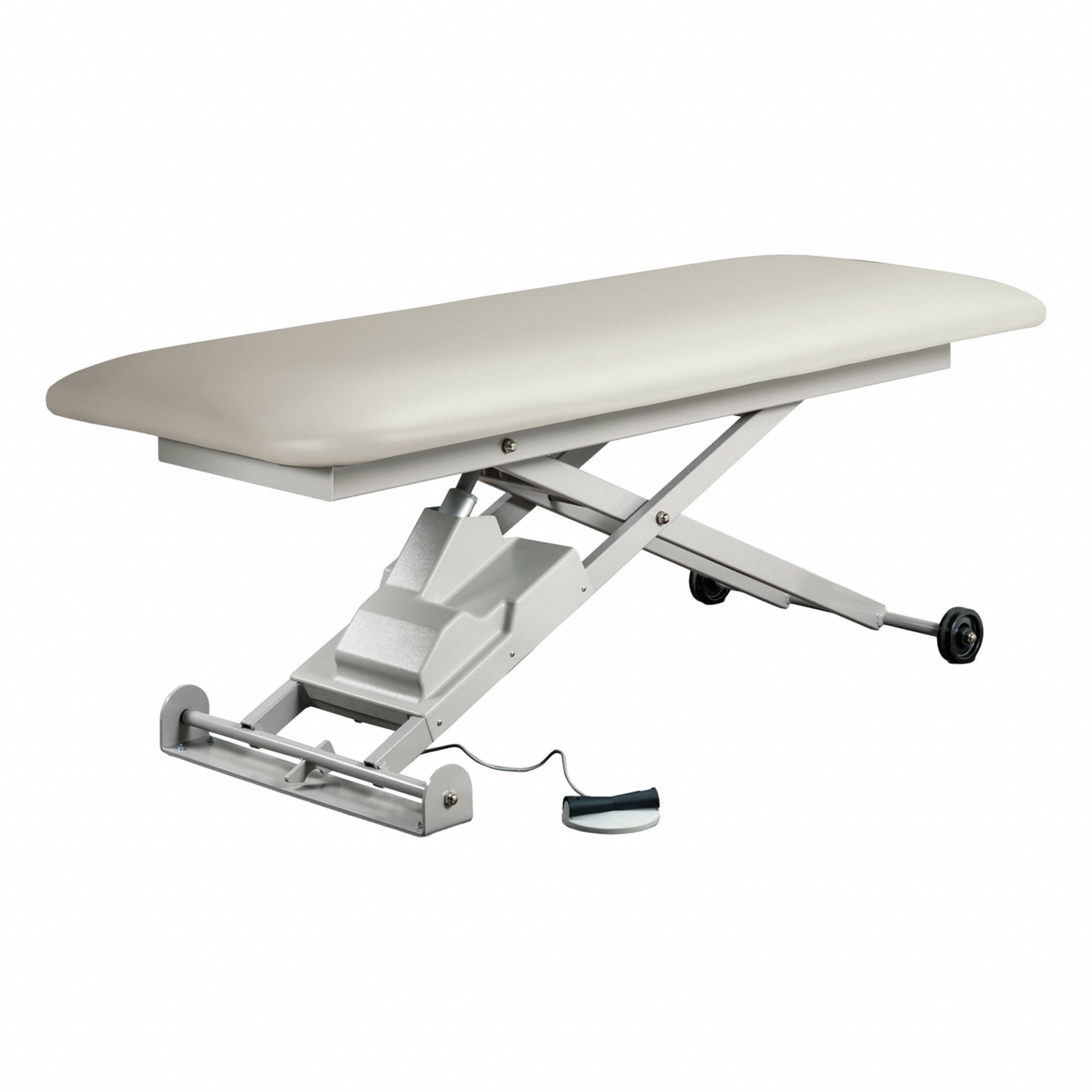 Powered Exam Table: 35 1/2 in 72 in 27 in, 35 1/2 in Overall Ht, 27 in Overall Wd, Ht