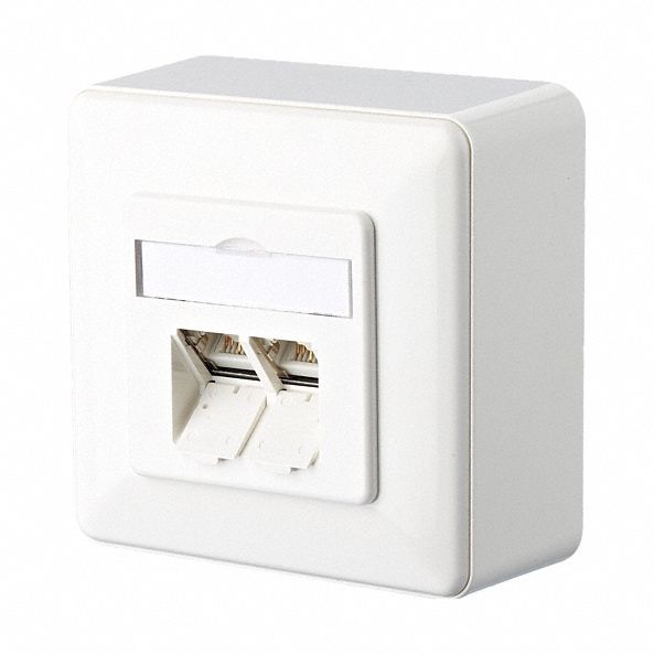 Wall Outlet White 3.346 H 3.346 W