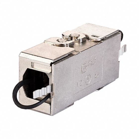 Cable Connector: Cable, GD-Zn (Zinc Die-Cast), IDC Connection, 180° Mounting Angle