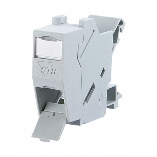 Rail-Mount Housing: Rail, Polyamide, Coax/E-DAT/E-DAT 180°/OpDAT LC-D/OpDAT ST/UAE