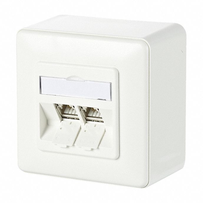 Wall Outlet White 3.368 H 3.368 W