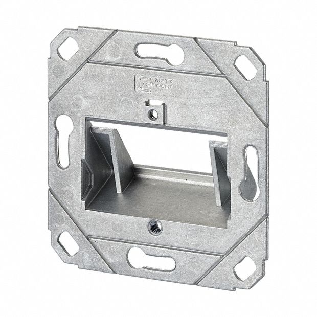 Wall Outlet: UP0, GD-Zn (Zinc Die-Cast), Individual Keystone Modules, 2 Ports