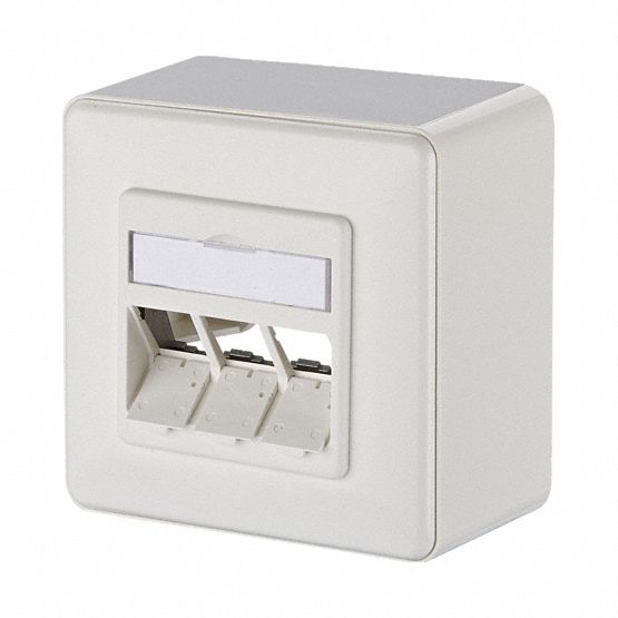 Wall Outlet White 3.346 H 3.346 W