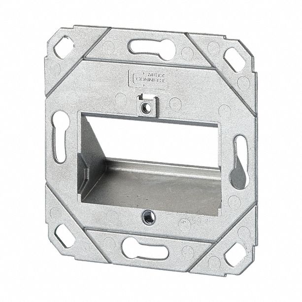 Wall Outlet: UP0, GD-Zn (Zinc Die-Cast), Individual Keystone Modules, 3 Ports