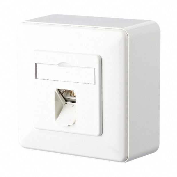 Wall Outlet White 3.346 H 3.346 W