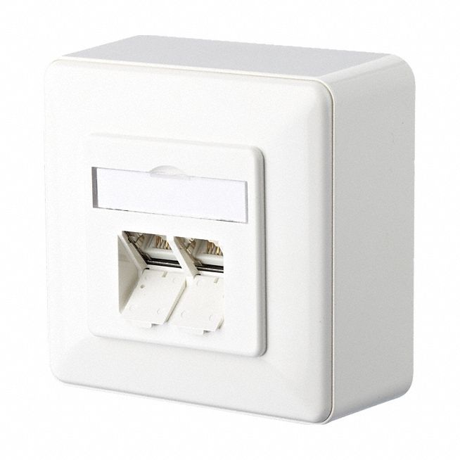 Wall Outlet White 3.346 H 3.346 W