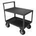 Low-Profile Instrument Carts with Lipped & Flush Metal Shelves