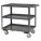 UTILITY CART WITH LIPPED METAL SHELVES, 1,200 LB LOAD CAPACITY, 48 IN X 24 IN, FLAT