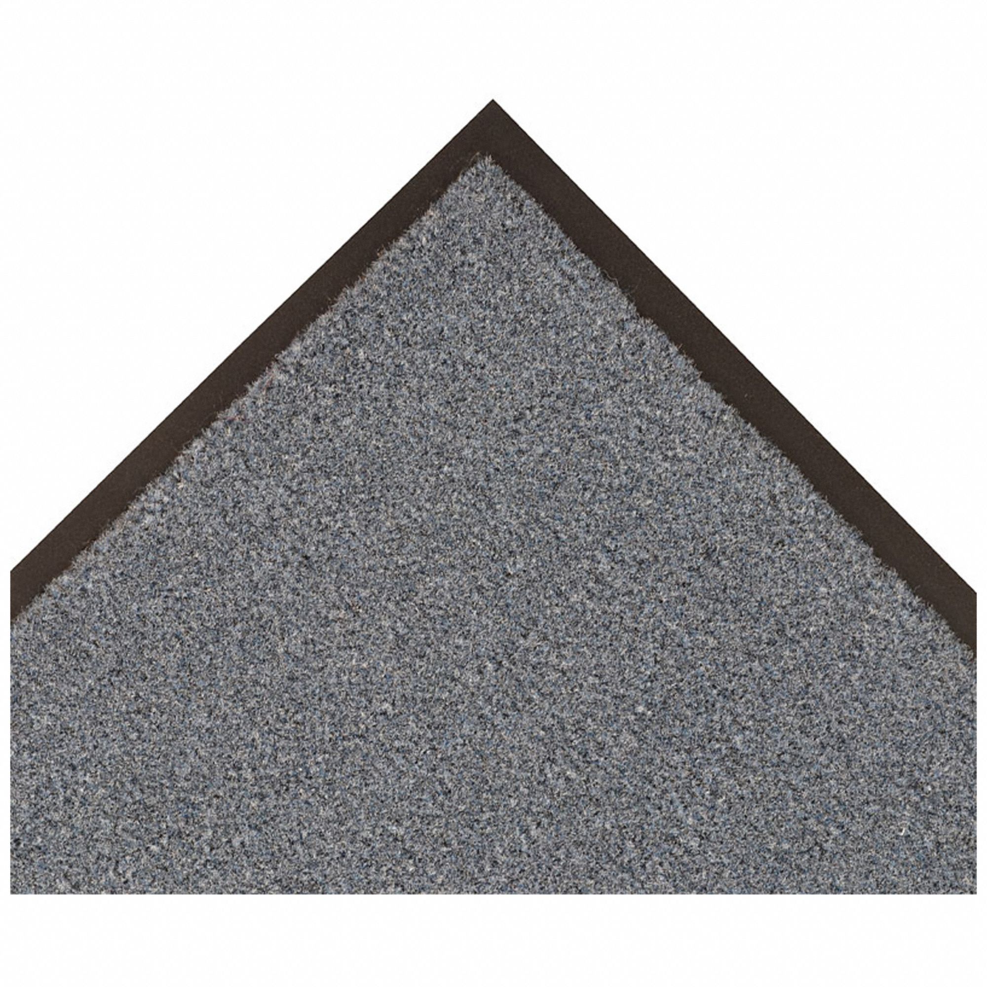 ENTRANCE MAT, CUT PILE, INDOOR, MEDIUM, 3 X 5 FT, 5/16 IN THICK, PP/VINYL, FLAT EDGE