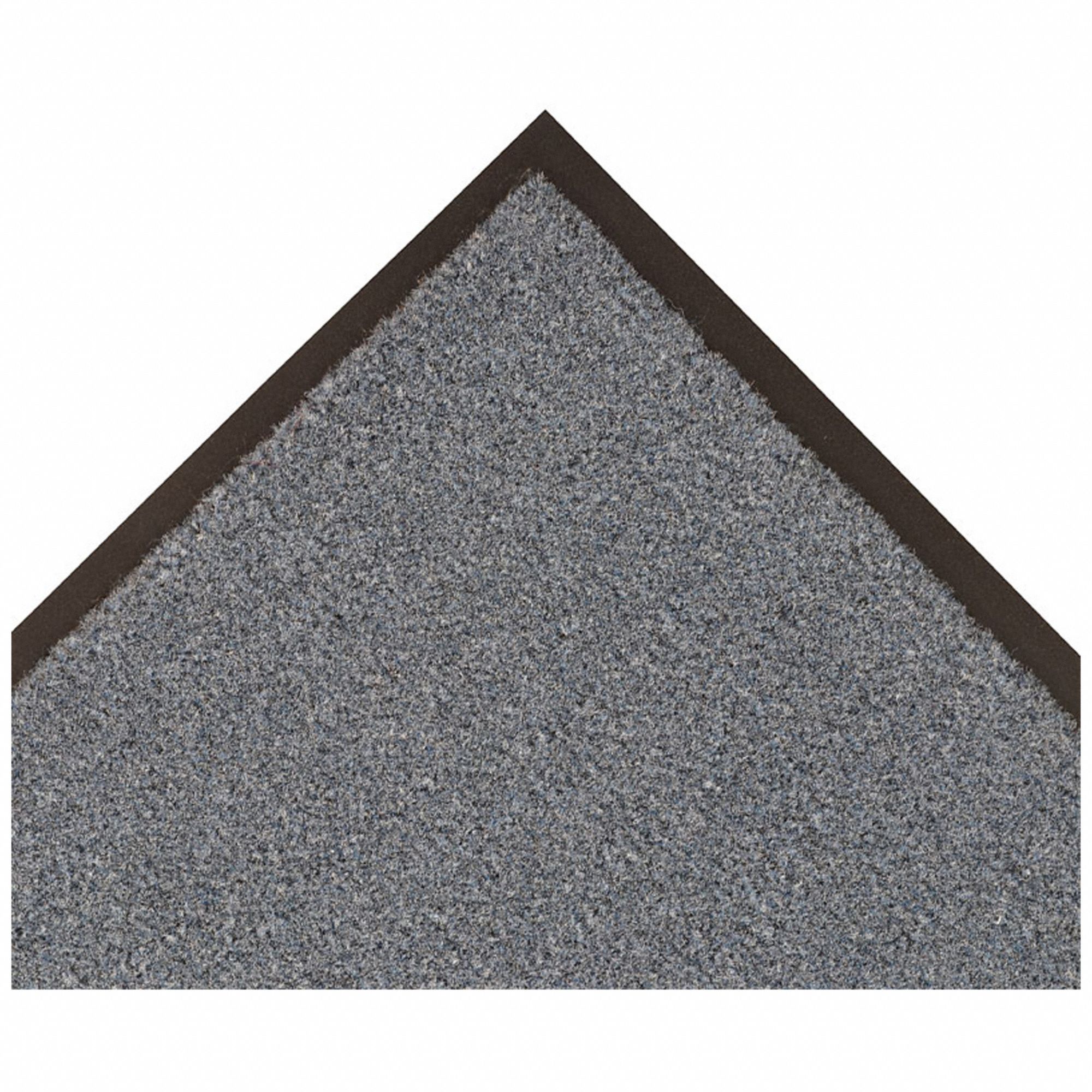 ENTRANCE MAT, CUT PILE, INDOOR, MEDIUM, 4 X 6 FT, 5/16 IN THICK, PP/VINYL, FLAT EDGE