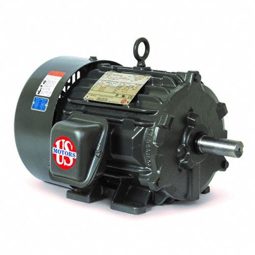 General Purpose Motor: Totally Enclosed Fan Cooled, Rigid Base Mount, 1 1/2 HP