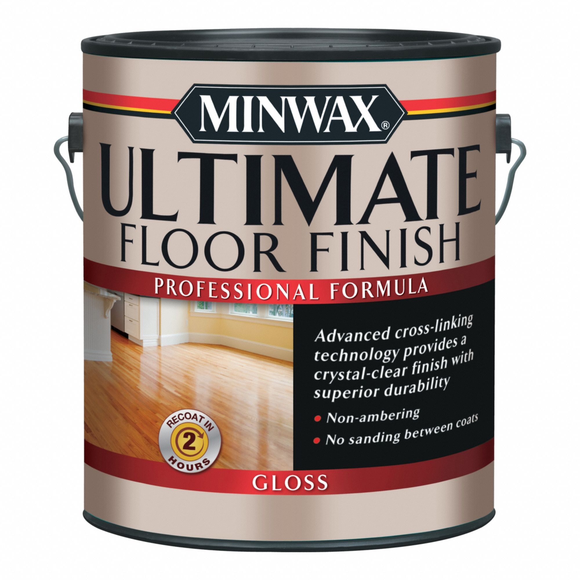 Finish: Finish, Interior, Water, 1 gal Container Size, Wood, Semi-Gloss, Clear, Clear, Minwax