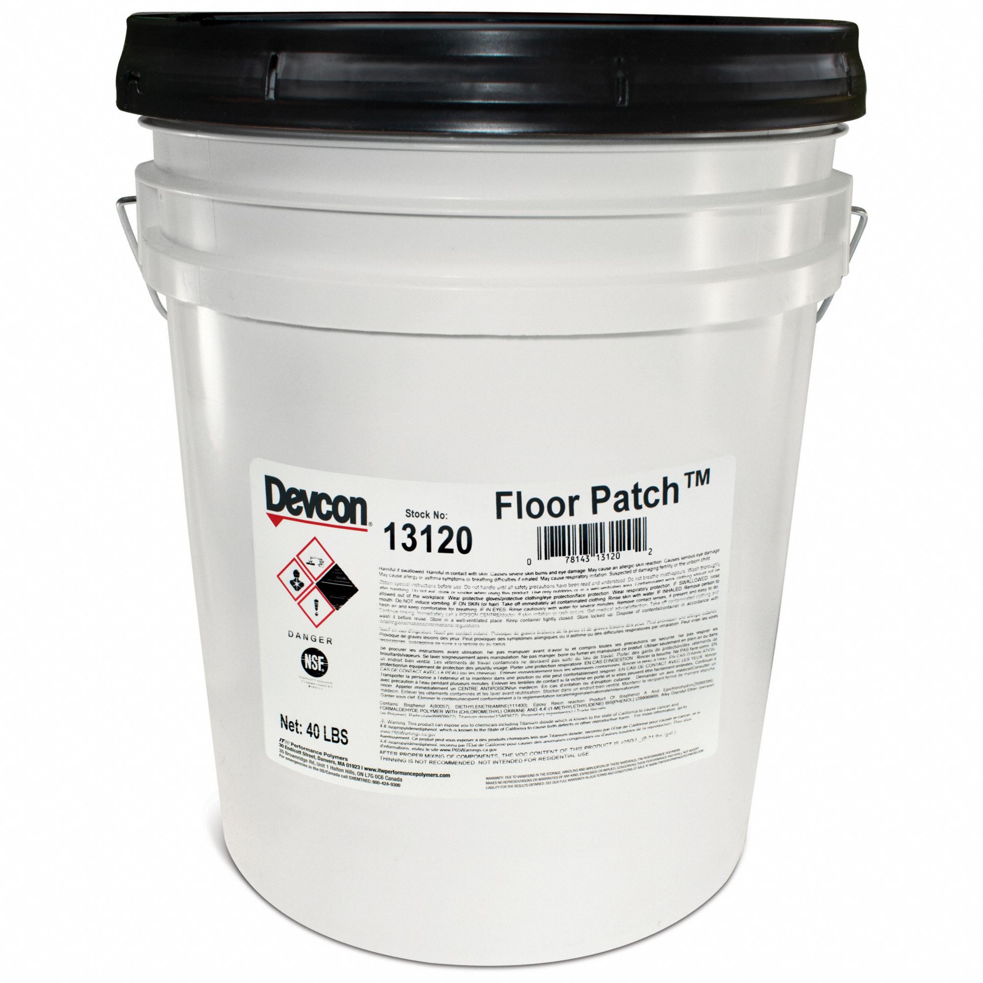 DEVCON, Floor Patch, Epoxy, Concrete Repair Compound 38X00313120