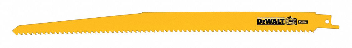 Reciprocating Saw Blade, 12", 6TPI, PK25