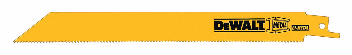 Straight Recip Saw Blade, 8", 14TPI, PK25