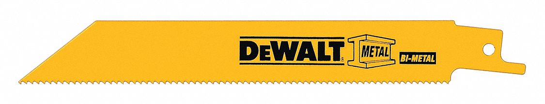 Straight Recip Saw Blade, 6", 14TPI, PK100