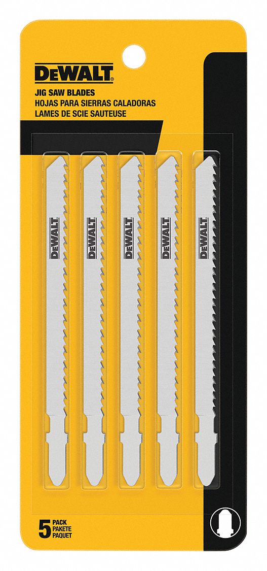 DEWALT 5 PK Cobalt Jig Saw Blade 4