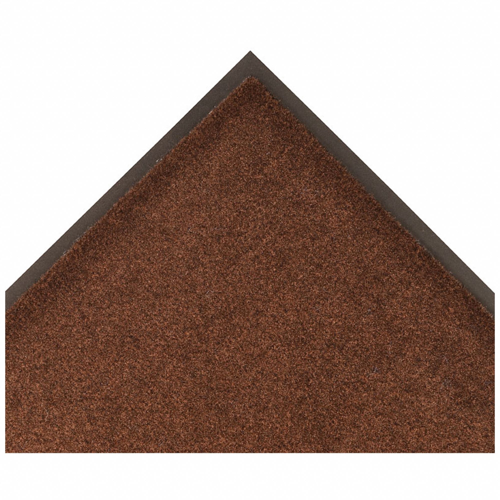 ENTRANCE MAT,BROWN,4 FT L,3 FT W,INDOOR