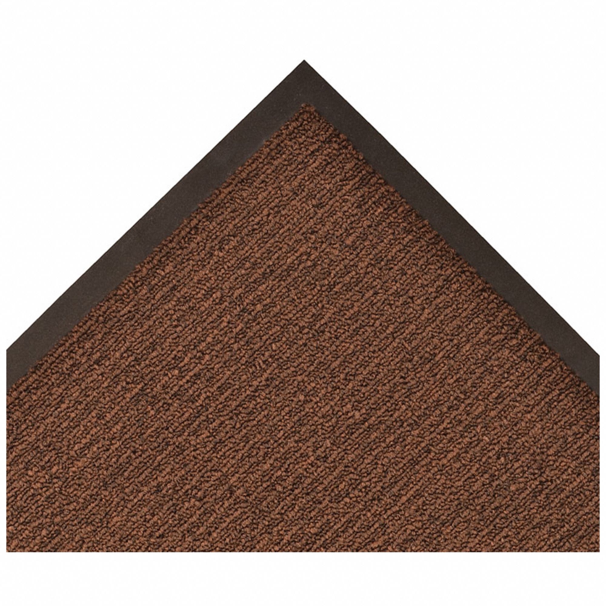 ENTRANCE RUNNER, LOOP PILE, INDOOR, MEDIUM, 3 X 10 FT, ⅜ IN THICK, PP/VINYL, BROWN