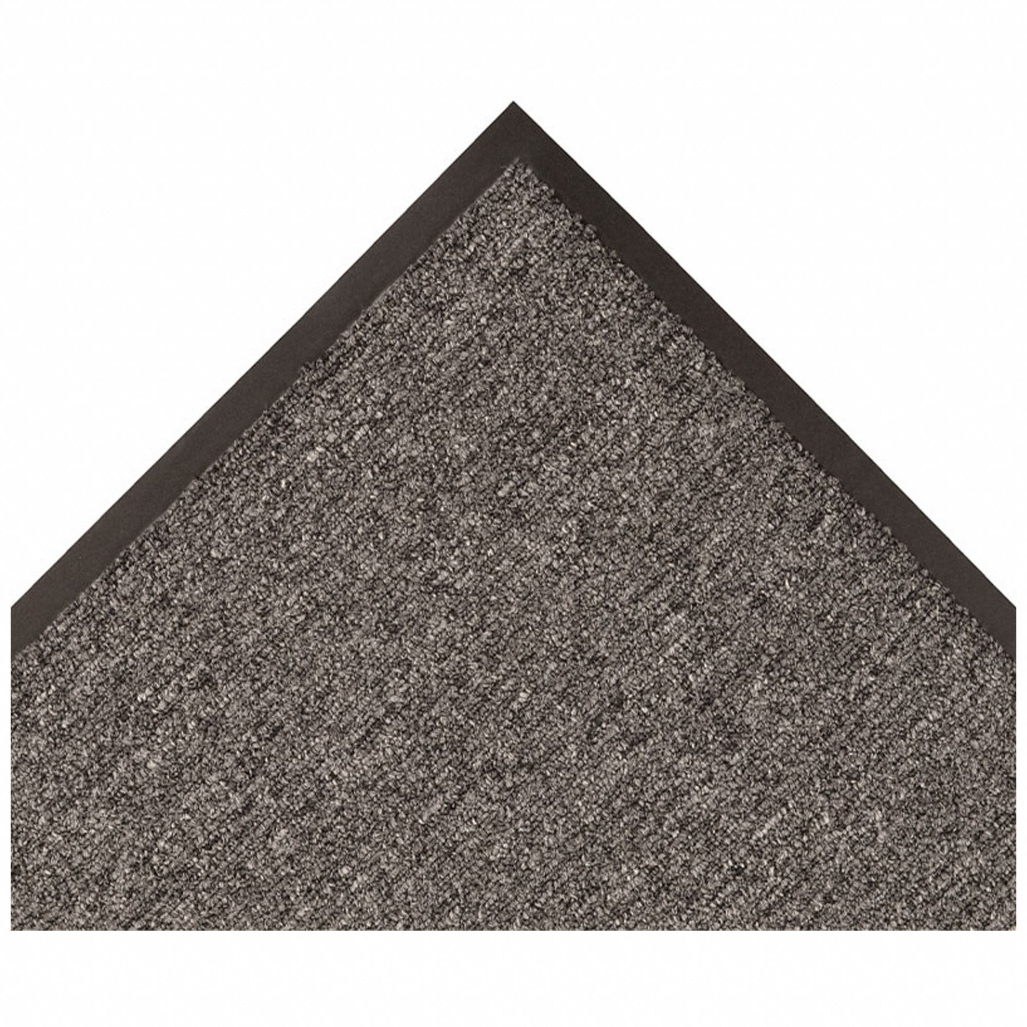 ENTRANCE MAT, LOOP PILE, INDOOR, MEDIUM, 2 X 3 FT, ⅜ IN THICK, PP/VINYL, FLAT EDGE