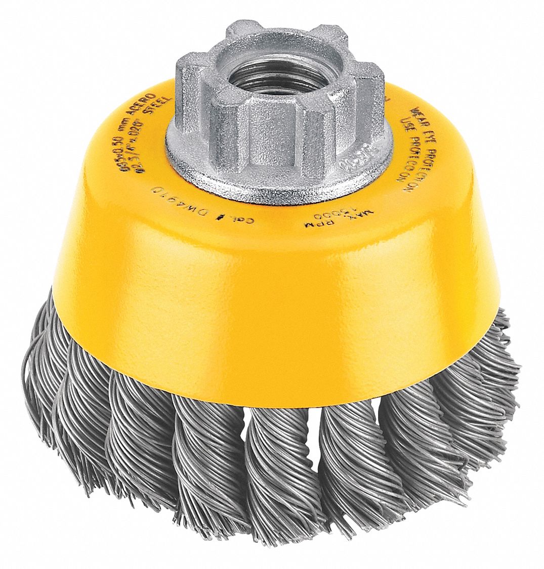 Knotted Brush, 3"x5/8"-11