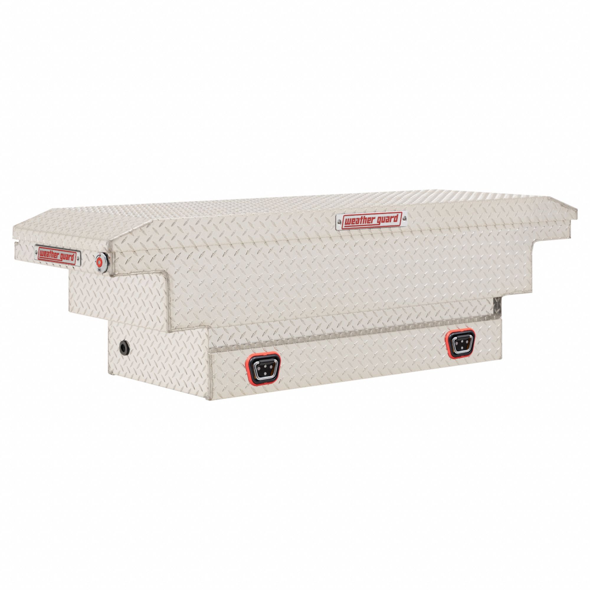 Crossover Truck Box: Crossover Truck Box, Single Lid Lid, 62 in Overall Wd, Aluminum