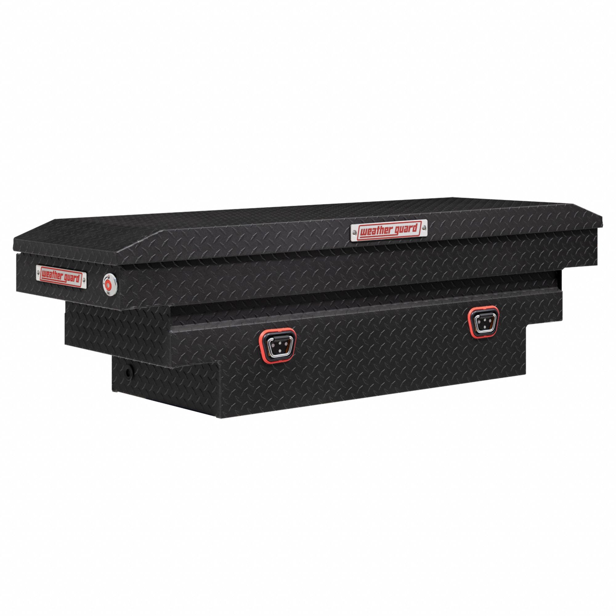 Crossover Truck Box: Crossover Truck Box, Single Lid Lid, 62 in Overall Wd, Aluminum