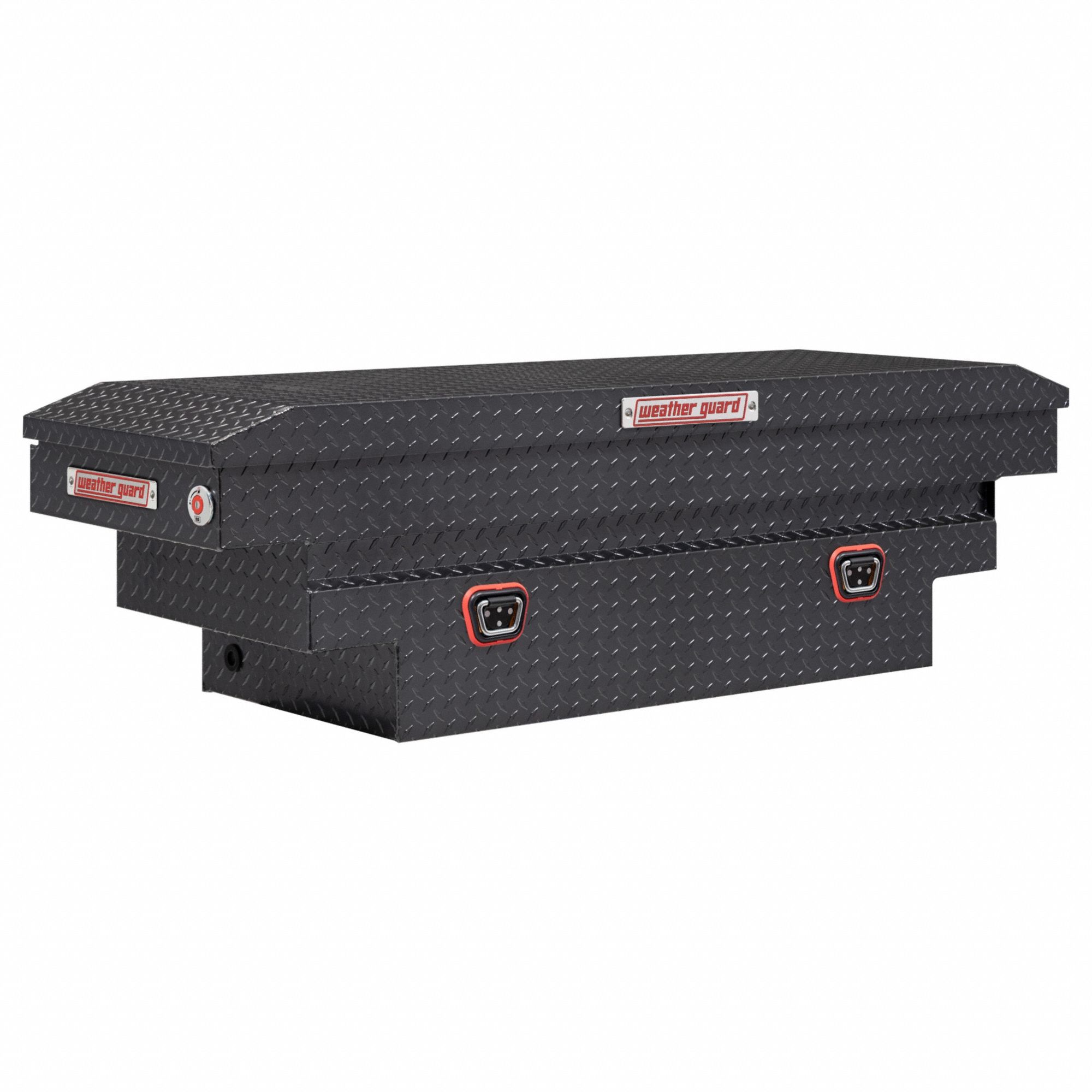 Crossover Truck Box: Crossover Truck Box, Single Lid Lid, 62 in Overall Wd, Aluminum