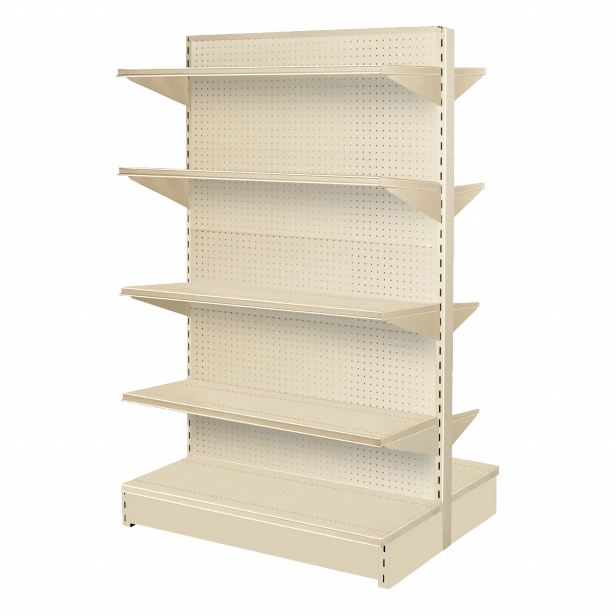 Starter Unit: 50 in Overall Wd, 39 in Overall Dp, Freestanding, Fixed, Sahara Beige, Powder Coated