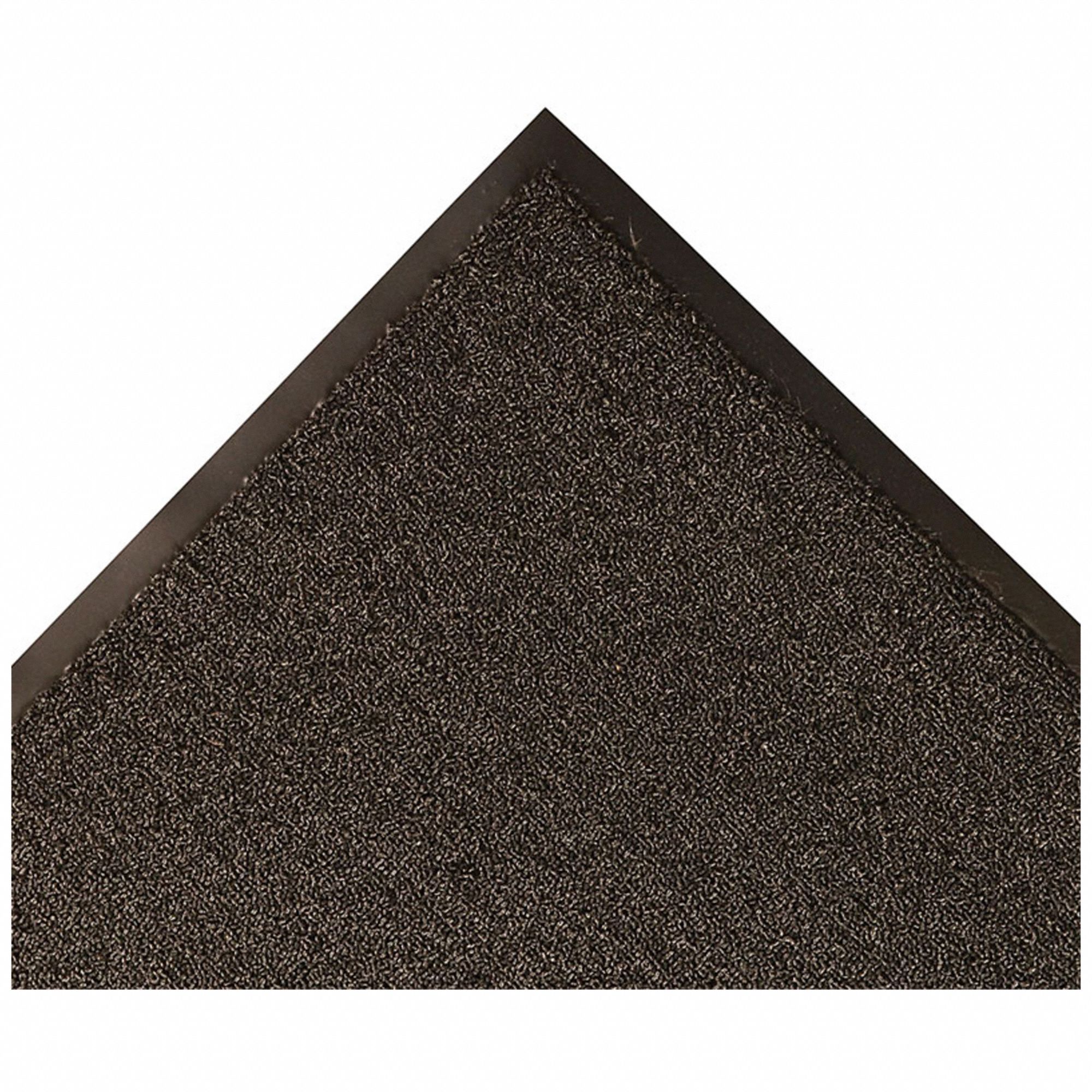 ENTRANCE RUNNER, LOOP PILE, INDOOR, HEAVY, 4 X 12 FT, ⅜ IN THICK, PP/VINYL, BLACKS