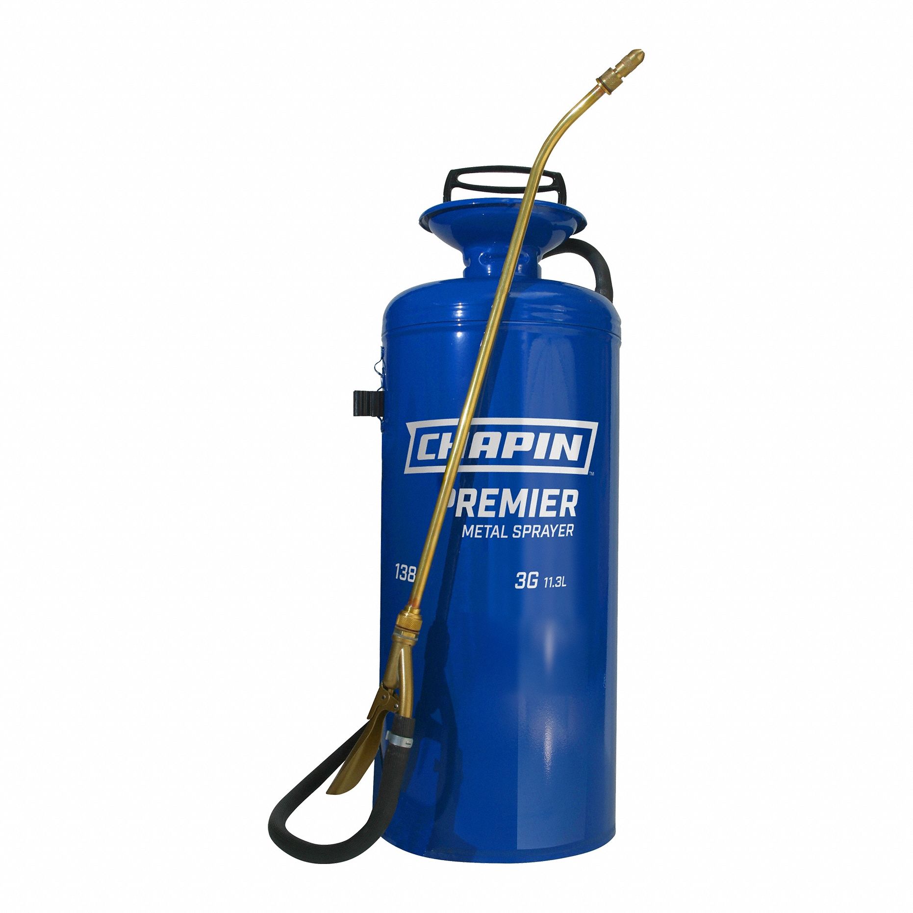 HANDHELD SPRAYER, SPOT, 3 GALLON TANK, STEEL TANK, 25 FT MAX SPRAY DISTANCE, 60 PSI, ADJUSTABLE NOZZLE