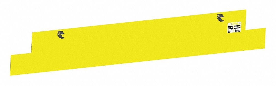 KICK PLATE,YELLOW,37-1/2